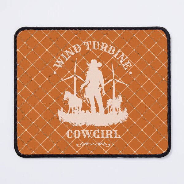 Item preview, Wind Turbine Cowgirl designed and sold by Volt Junkies.