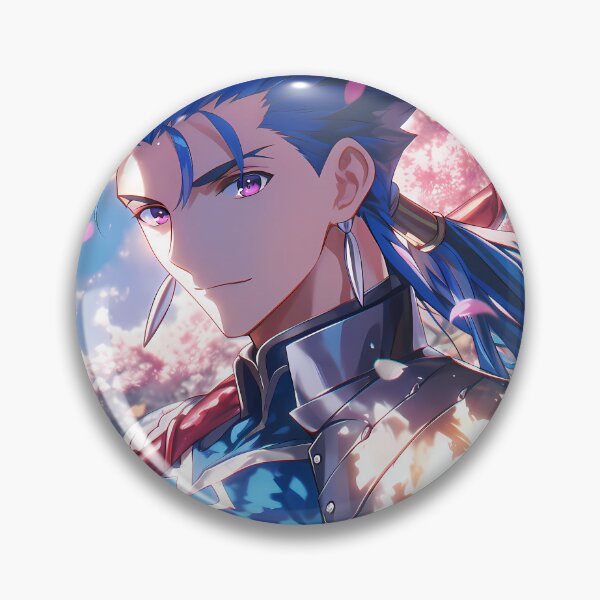 Item preview, Lancer Fate Stay Night Cherry Blossom Blue Spring Gaze designed and sold by earlobejerk.
