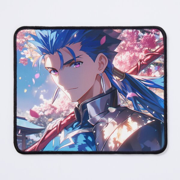 Item preview, Lancer Fate Stay Night Cherry Blossom Blue Spring Gaze designed and sold by earlobejerk.