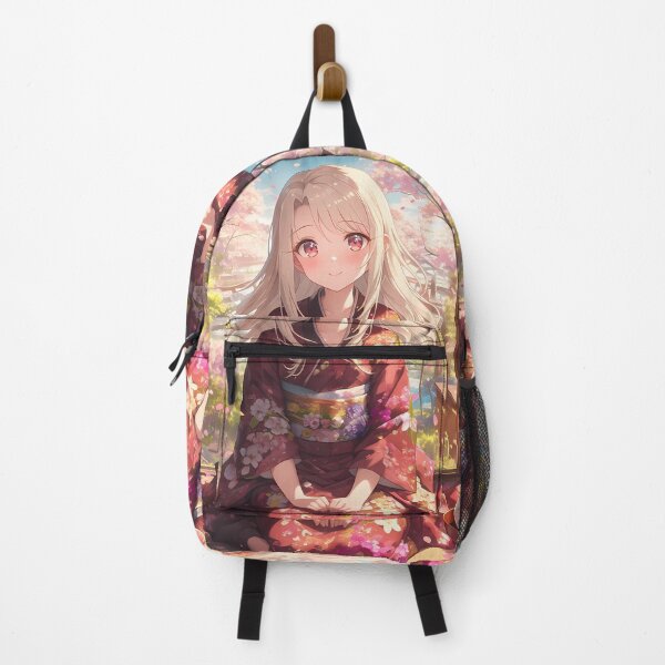 Item preview, Illyasviel von Einzbern Fate Stay Night Sakura Kimono Smile designed and sold by earlobejerk.