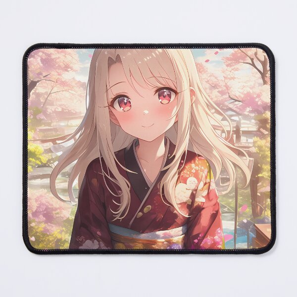 Item preview, Illyasviel von Einzbern Fate Stay Night Sakura Kimono Smile designed and sold by earlobejerk.