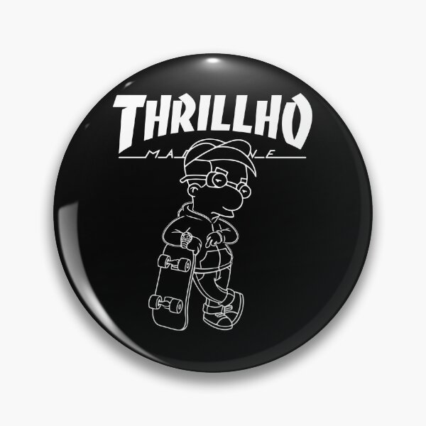 Item preview, Thrillho Thrasher Milhouse (Black) designed and sold by rockbottomau.