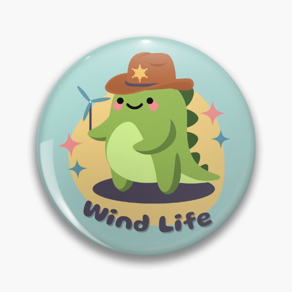 Item preview, Cute Dino Wind Life designed and sold by Volt Junkies.