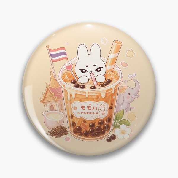 Item preview, Kawaii Thai Bunny Bubble Tea designed and sold by kokoriiland.