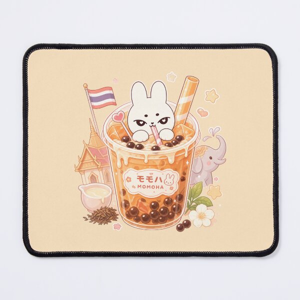 Item preview, Kawaii Thai Bunny Bubble Tea designed and sold by kokoriiland.