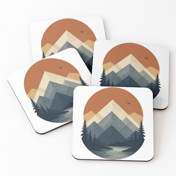 Item preview, mountain geometric designed and sold by deanrandym.