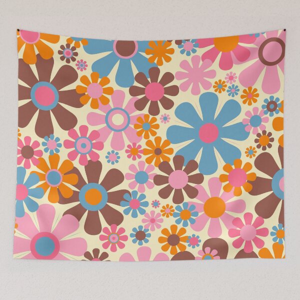 Item preview, Groovy Retro 60s 70s Floral Pattern designed and sold by kierkegaard.