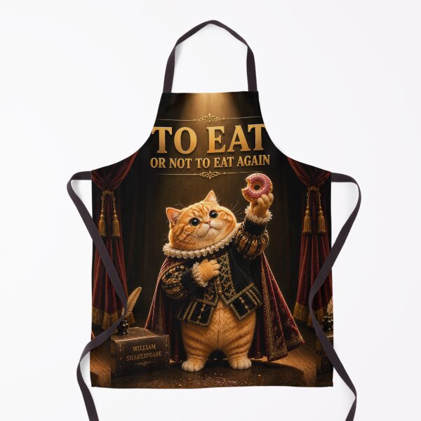 Item preview, Shakespaw To Eat Or Not To Eat Again Gingerboi Daydreamscape Art designed and sold by Mindworx21.