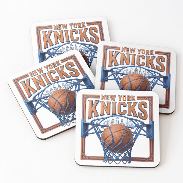 Item preview, New York Knicks Basketball Hoop Skyline. designed and sold by HorrorInkStudio.