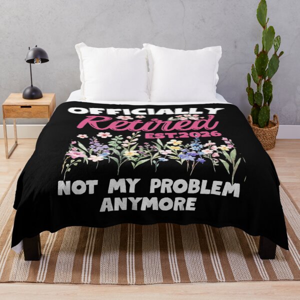 Item preview, Official Retired Est.2026 Not My Problem Anymore Floral designed and sold by thebest-2studio.