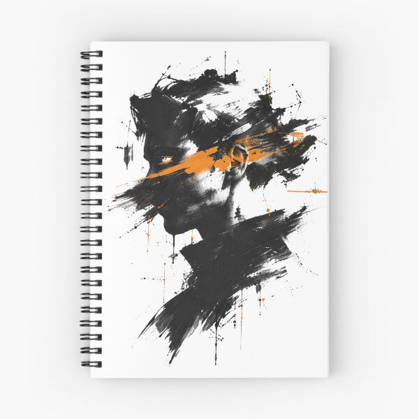 Item preview, Abstract Ink Portrait | Modern Grunge Brush Stroke Graphic designed and sold by BunnyPixel21 .