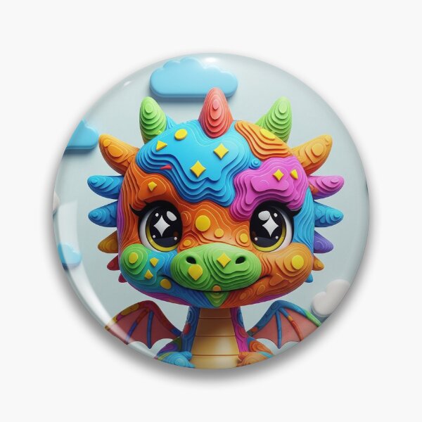 Item preview, 3D Pop Chibi Dragon Fire designed and sold by krazzyremo.