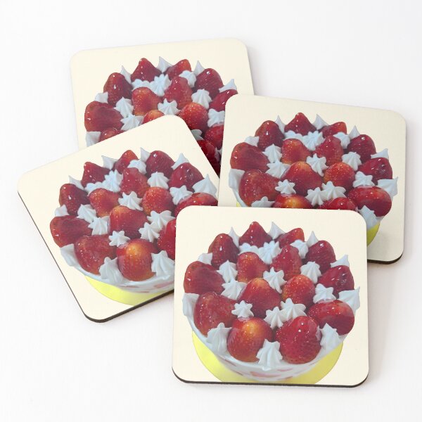 Item preview, Cute Sweet Strawberry Cake Dessert Photo designed and sold by Deep Descent.