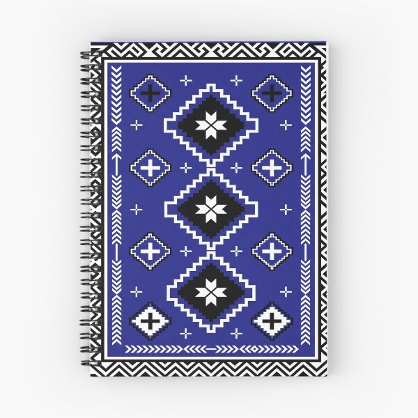 Item preview, Cobalt Blue Geometric Tribal Tapestry Pattern designed and sold by arteresting-art.