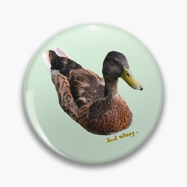 Item preview, Just Vibing. Cute Mallard Duck on Water Photo designed and sold by Deep Descent.