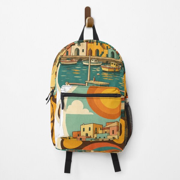 Item preview, Procida Italy Travel Souvenir - Retro Illustration designed and sold by VisualArtsOasis.