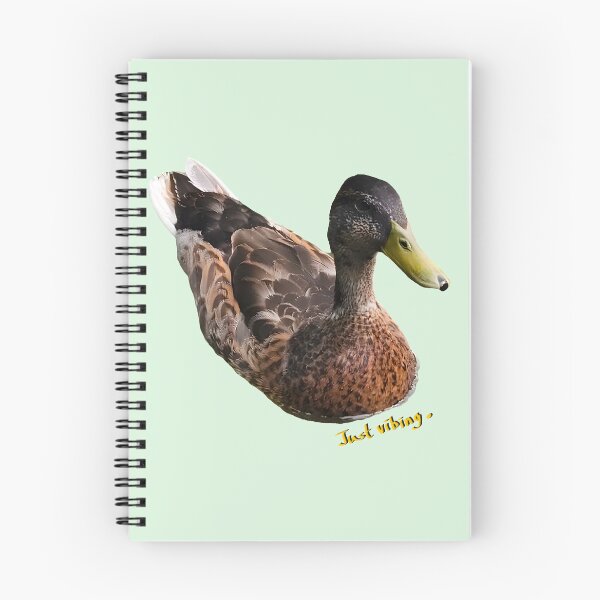 Item preview, Just Vibing. Cute Mallard Duck on Water Photo designed and sold by Deep Descent.