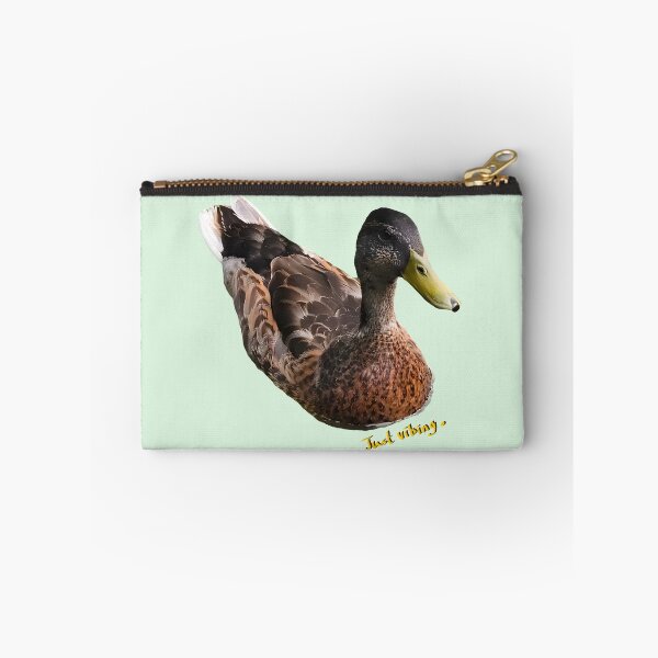 Item preview, Just Vibing. Cute Mallard Duck on Water Photo designed and sold by Deep Descent.