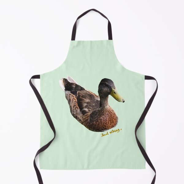 Item preview, Just Vibing. Cute Mallard Duck on Water Photo designed and sold by Deep Descent.