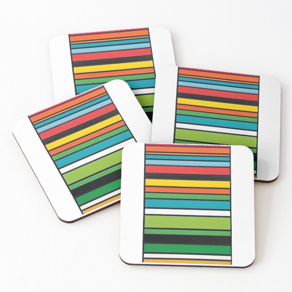 Item preview, Design - Horizontal Color Stripes, Minimalist and Geometric Aesthetic designed and sold by Reverso-Design.