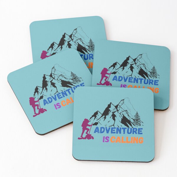 Item preview, Adventure Is Calling Mountain Hiker designed and sold by SeJaa.