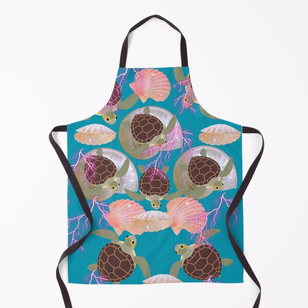Item preview, Pearl Sea Turtles & Iridescent Shells Pattern designed and sold by Extremeallie.