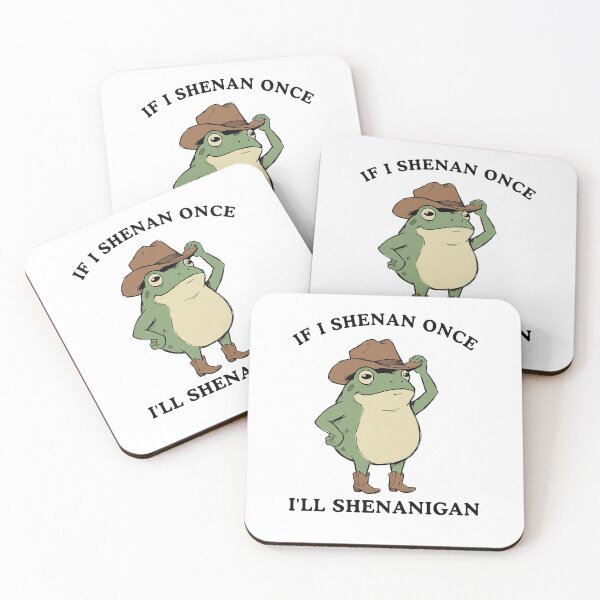 Item preview, If I Shenan Once I'll Shenanigan Cowboy Frog designed and sold by suhairee-studio.