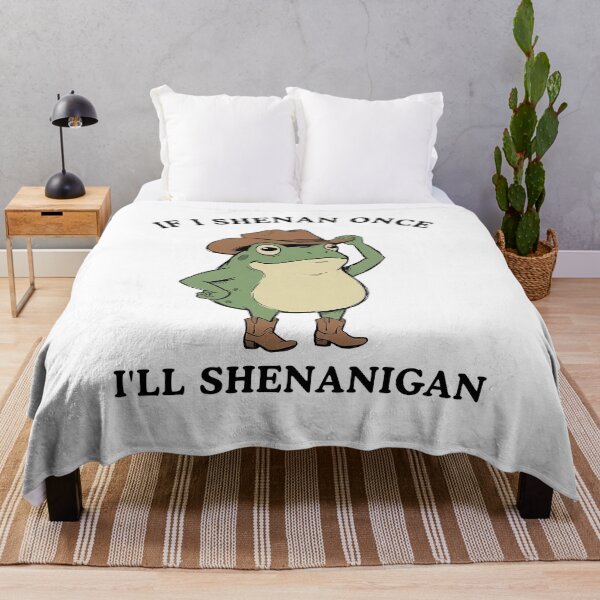 Item preview, If I Shenan Once I'll Shenanigan Cowboy Frog designed and sold by suhairee-studio.