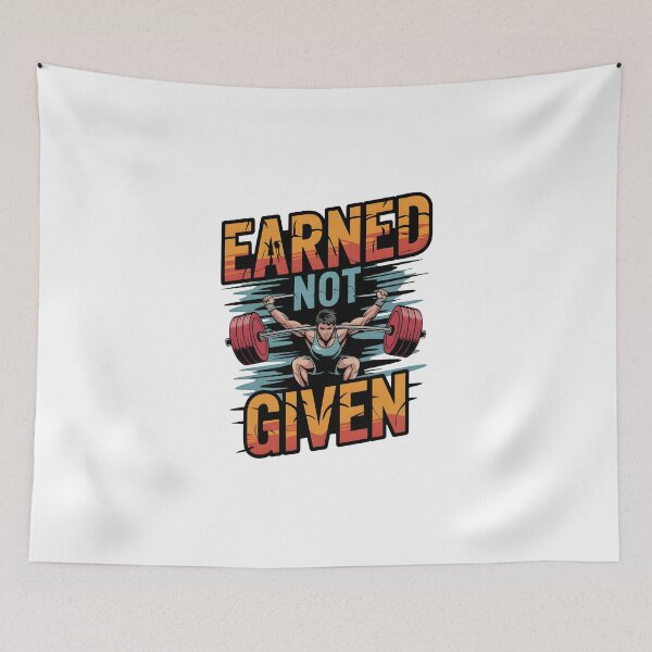 Item preview, Earned not given designed and sold by nimmitrends.