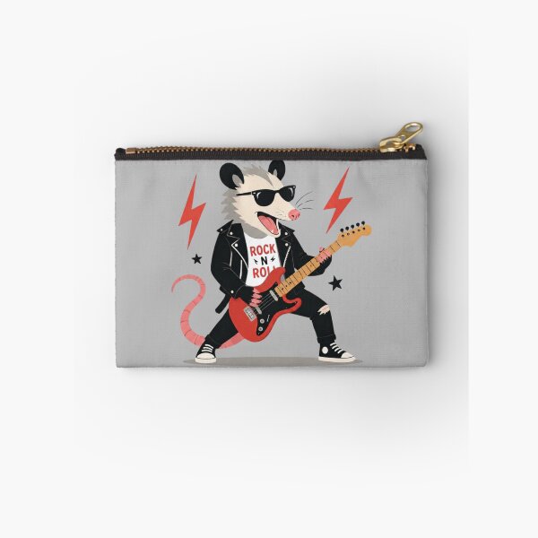 Item preview, Rockin’ Punk Possum Playing Electric Guitar – Cool Animal Rock Star Cartoon designed and sold by Cheonsa.