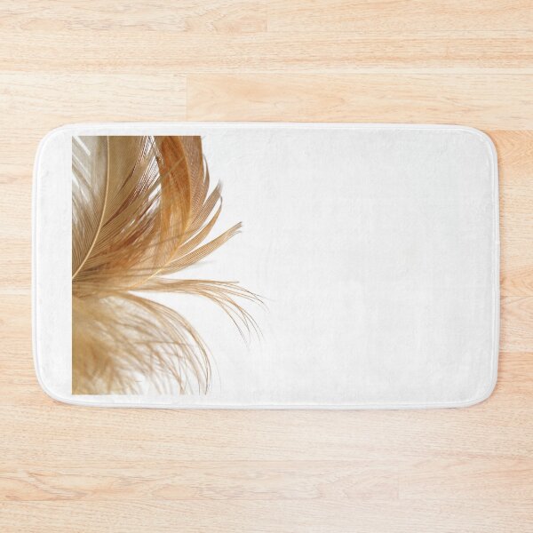 Item preview, Delicate Golden Brown Feather on White designed and sold by 27Tammy27.