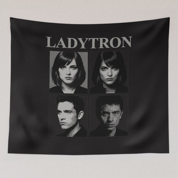 Item preview, Electronic Group Member Portrait Grid Art designed and sold by Orimakera.
