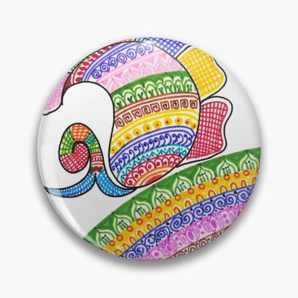 Item preview, Colorful Mandala Peacock Folk Art Illustration designed and sold by Monishgoud.