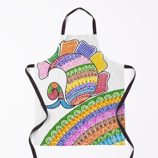 Item preview, Colorful Mandala Peacock Folk Art Illustration designed and sold by Monishgoud.