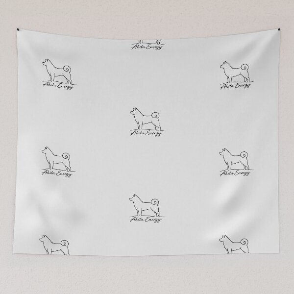 Item preview, Minimalist Akita Inu Line Art Akita Energy Dog Lover designed and sold by tineldesign.
