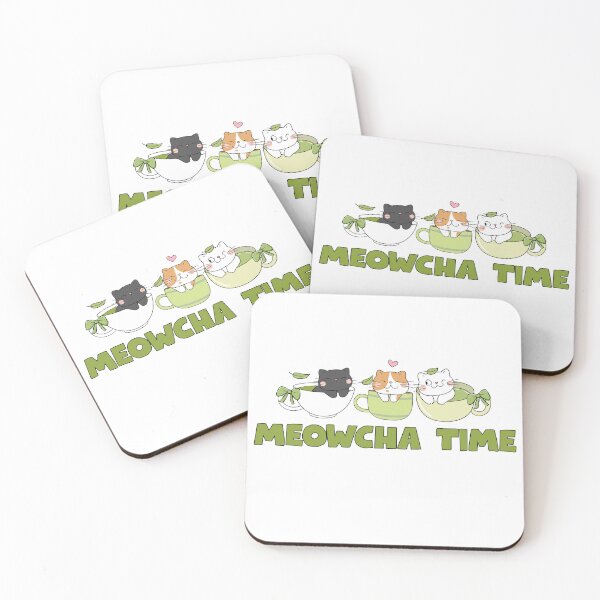 Item preview, Meowcha Time Kawaii Cat Matcha Lover designed and sold by thebest-2studio.