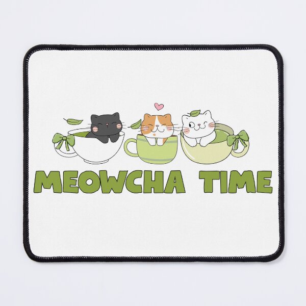 Item preview, Meowcha Time Kawaii Cat Matcha Lover designed and sold by thebest-2studio.
