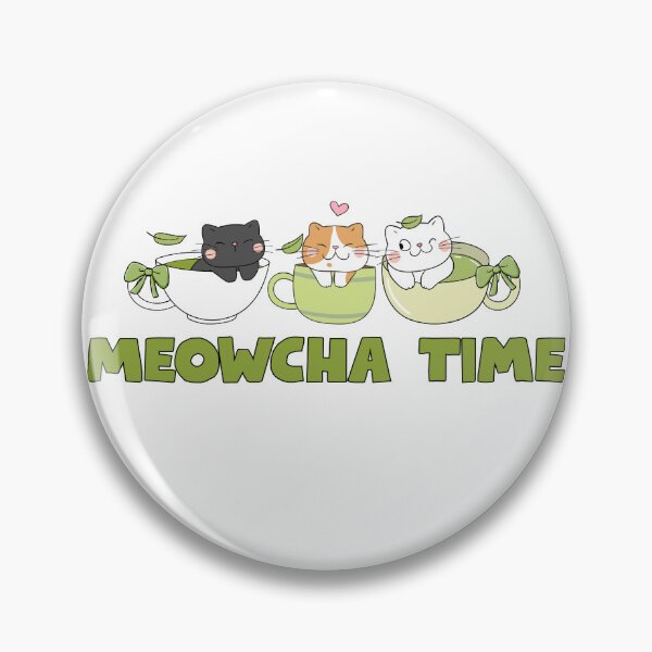 Item preview, Meowcha Time Kawaii Cat Matcha Lover designed and sold by thebest-2studio.
