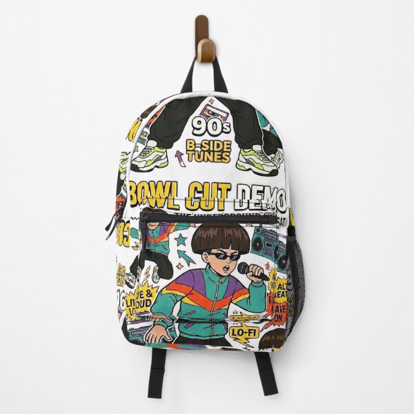 Item preview, Retro Bowl Cut Demon 90s Beats designed and sold by Tel A Pet.