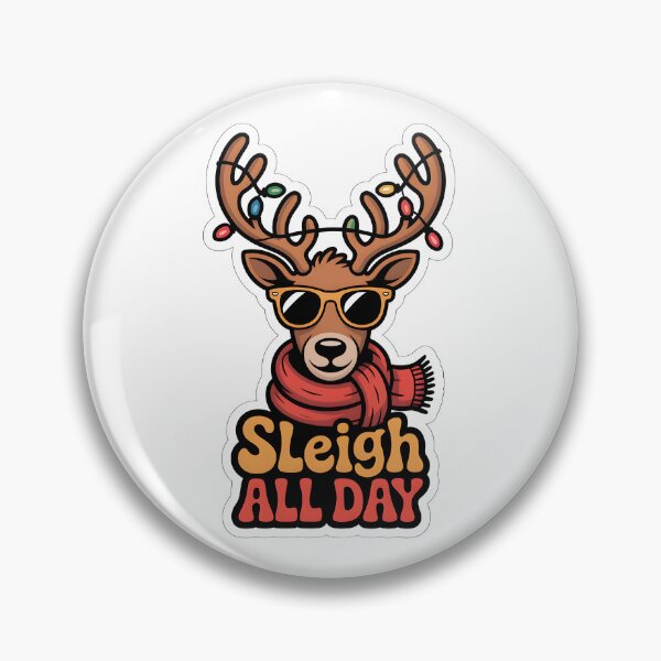 Item preview, Sleigh All Day Cool Reindeer Christmas designed and sold by luffy2374.