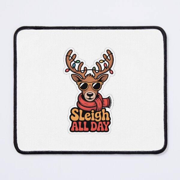Item preview, Sleigh All Day Cool Reindeer Christmas designed and sold by luffy2374.