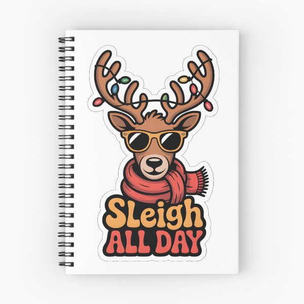 Item preview, Sleigh All Day Cool Reindeer Christmas designed and sold by luffy2374.