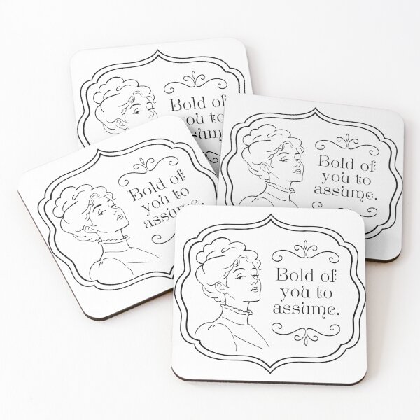 Item preview, Bold of you to assume - Sarcastic Introvert Humor designed and sold by Somethings Wicked.