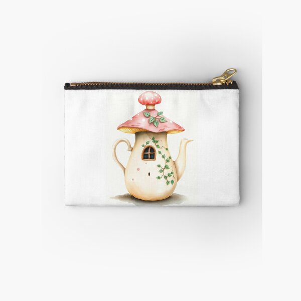 Item preview, Whimsical Spotted Mushroom Teapot Fairy House designed and sold by Vida e Arte.