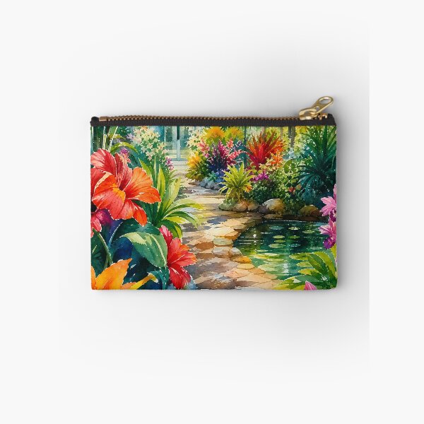 Item preview, Vibrant Watercolor Tropical Botanical Garden Art designed and sold by LuisWorks.