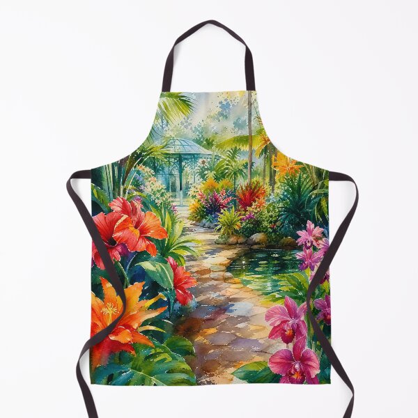 Item preview, Vibrant Watercolor Tropical Botanical Garden Art designed and sold by LuisWorks.