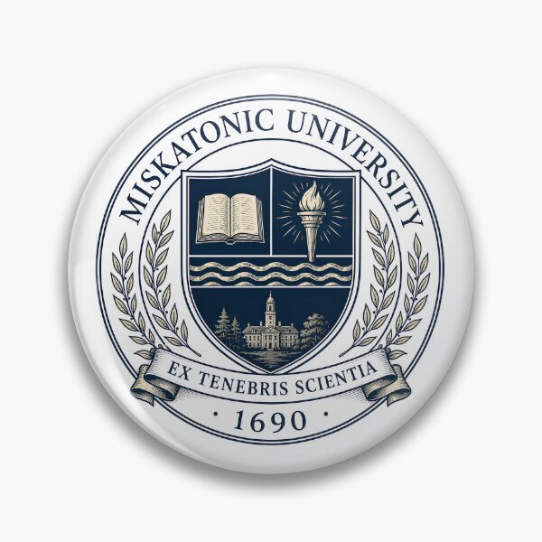 Item preview, Miskatonic University Vintage Crest | Ivy League Dark Academia Lovecraft Emblem designed and sold by Extravanganzza.