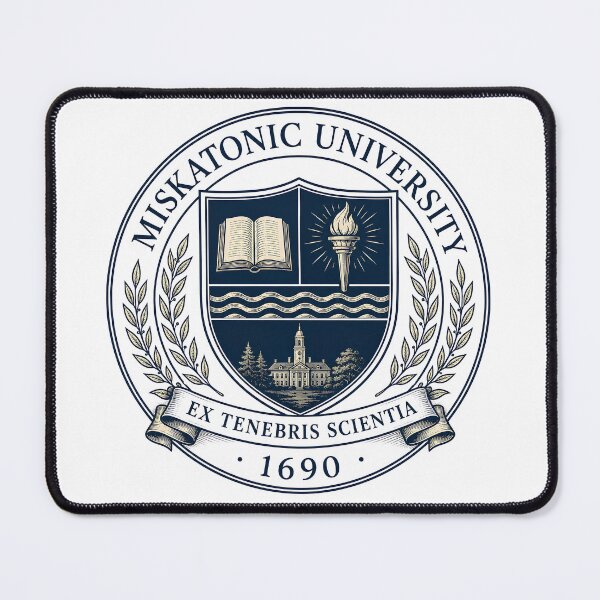 Item preview, Miskatonic University Vintage Crest | Ivy League Dark Academia Lovecraft Emblem designed and sold by Extravanganzza.