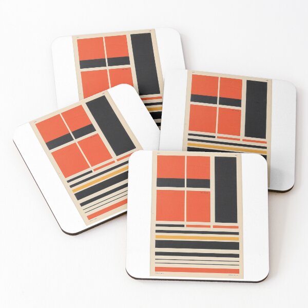 Item preview, Art - Modernist Geometric Composition, Bauhaus and Constructivism Inspiration designed and sold by Reverso-Design.