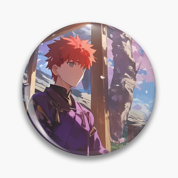 Item preview, Shirou Emiya Fate Stay Night Cherry Blossom Shrine Calm designed and sold by earlobejerk.